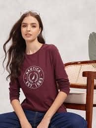 Nautica Brand Logo Printed Regular Fit T-shirt Nautica Brand Logo Printed Regular Fit T-shirt