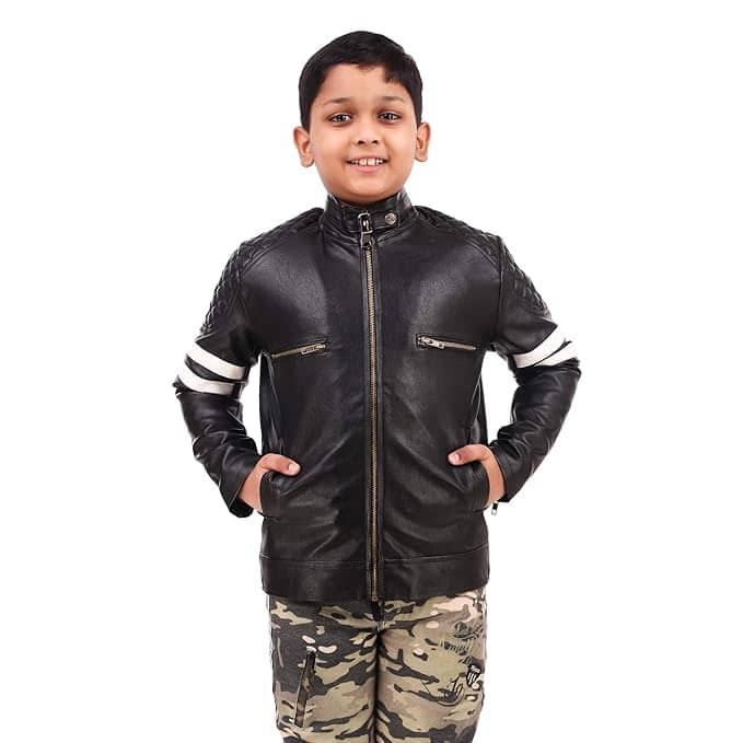 Leather Retail Kids Boy Faux Leather Jacket Kids