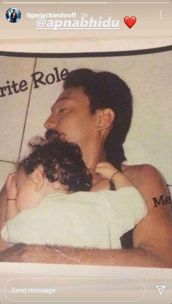 Jackie Shroff with son Tiger Shroff
