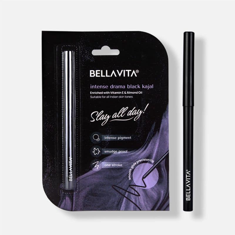 BellaVita Intense Drama Black Kajal - 0.3gm