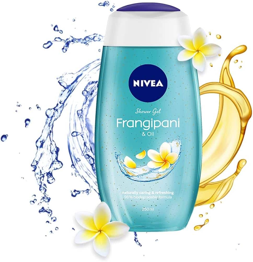  Nivea Frangipani &amp; Oil Naturally Caring &amp; Refreshing Shower Gel - 500ml