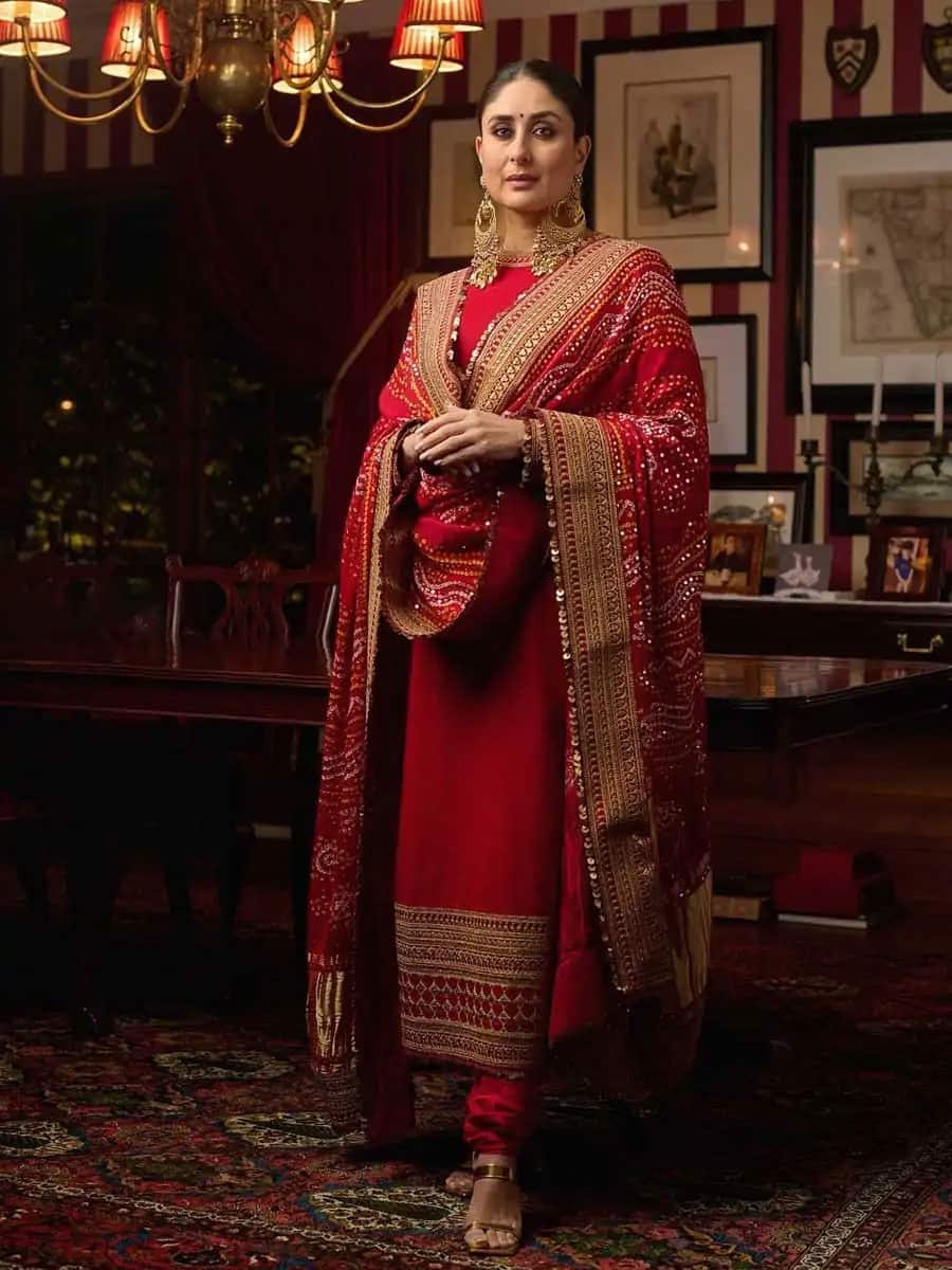 Navarti Color Navratri Day 3 colour Red: 5 Celebrity-inspired festive looks you can ...