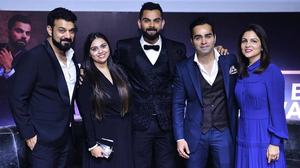 Kohli and family