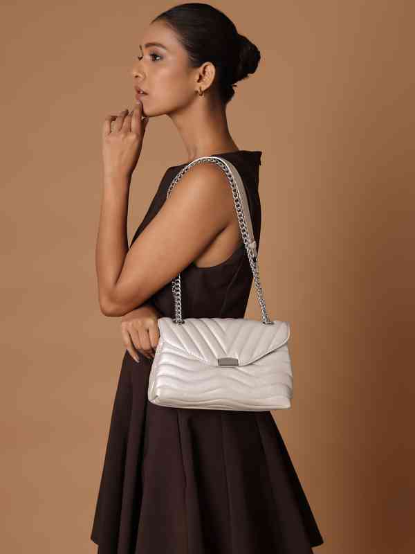  Lino Perros Women Textured Structured Sling Bag