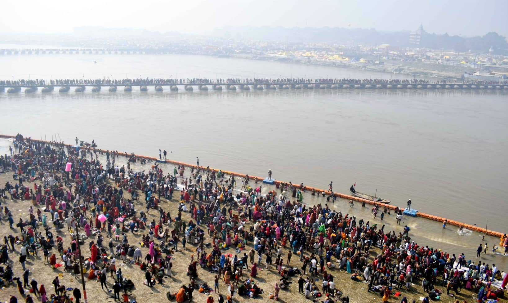 Magh Mela: One crore devotees likely to take holy dip in Ganga in Prayagraj on Mauni Amawasya today