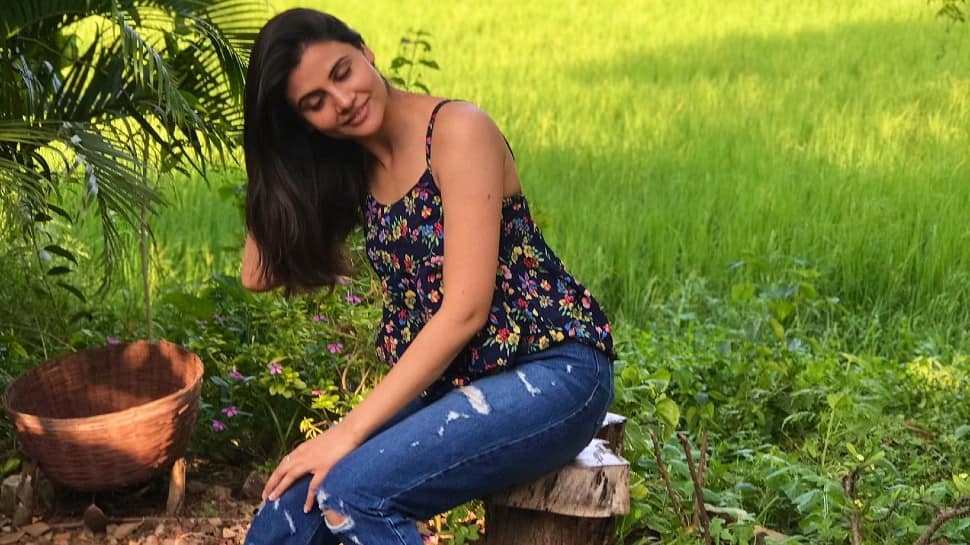 Deepak Chahar&#039;s sister Malti poses outdoors. (Source: Twitter)