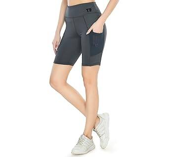 Young Urban Women Slim Fit High-Rise Training or Gym Sports Shorts