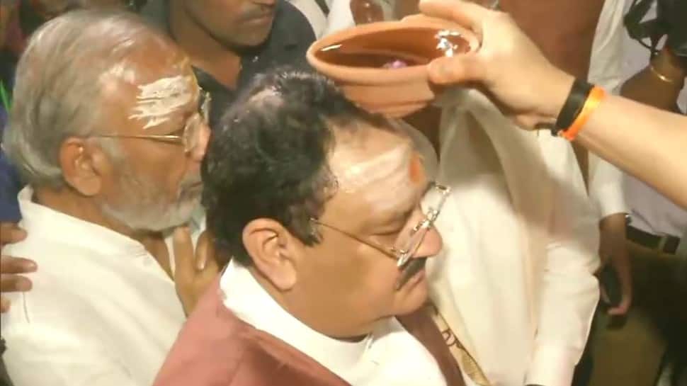 , All political parties including Congress are restricted to just dynasty politics: JP Nadda in Varanasi, Indian &amp; World Live Breaking News Coverage And Updates