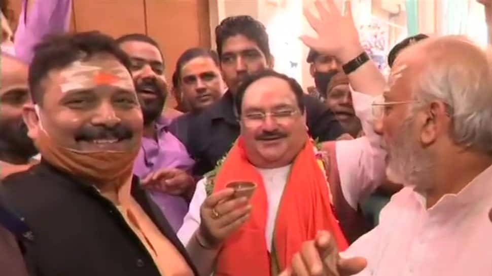 JP Nadda in Varanasi