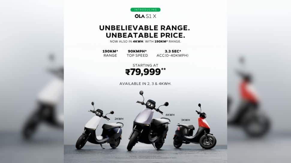 2024 Ola S1X इलेक्ट्रिक स्कूटर भारत में 1.10 लाख रुपये में लॉन्च हुआ: डिज़ाइन, स्पेक्स, रेंज |  ऑटो समाचार