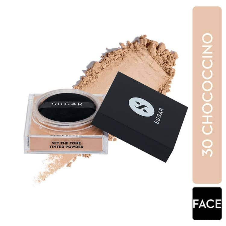 Sugar Set The Tone Tinted Powder 30 Chococcino: A Matte Finish with a Hint of Color