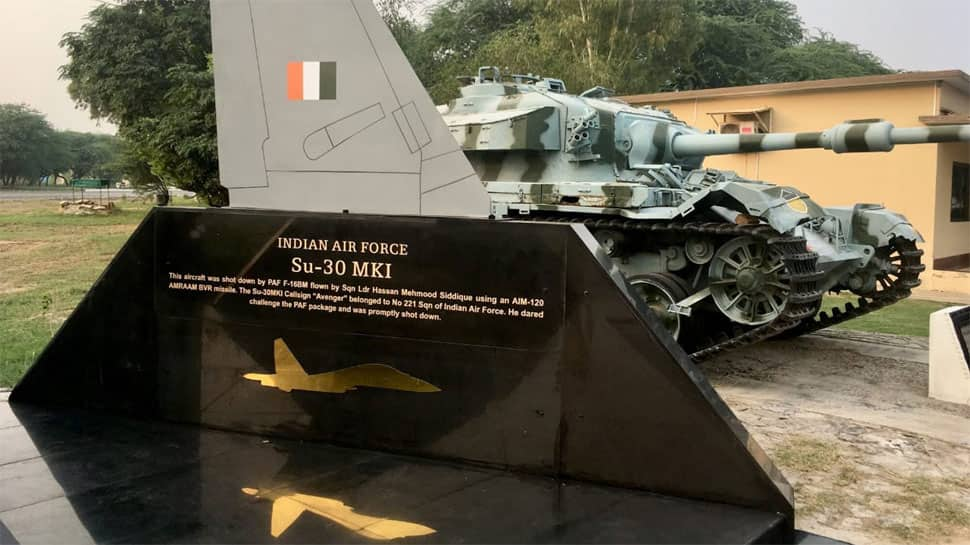 Memorial at Pakistan Air Force base in Sargodha