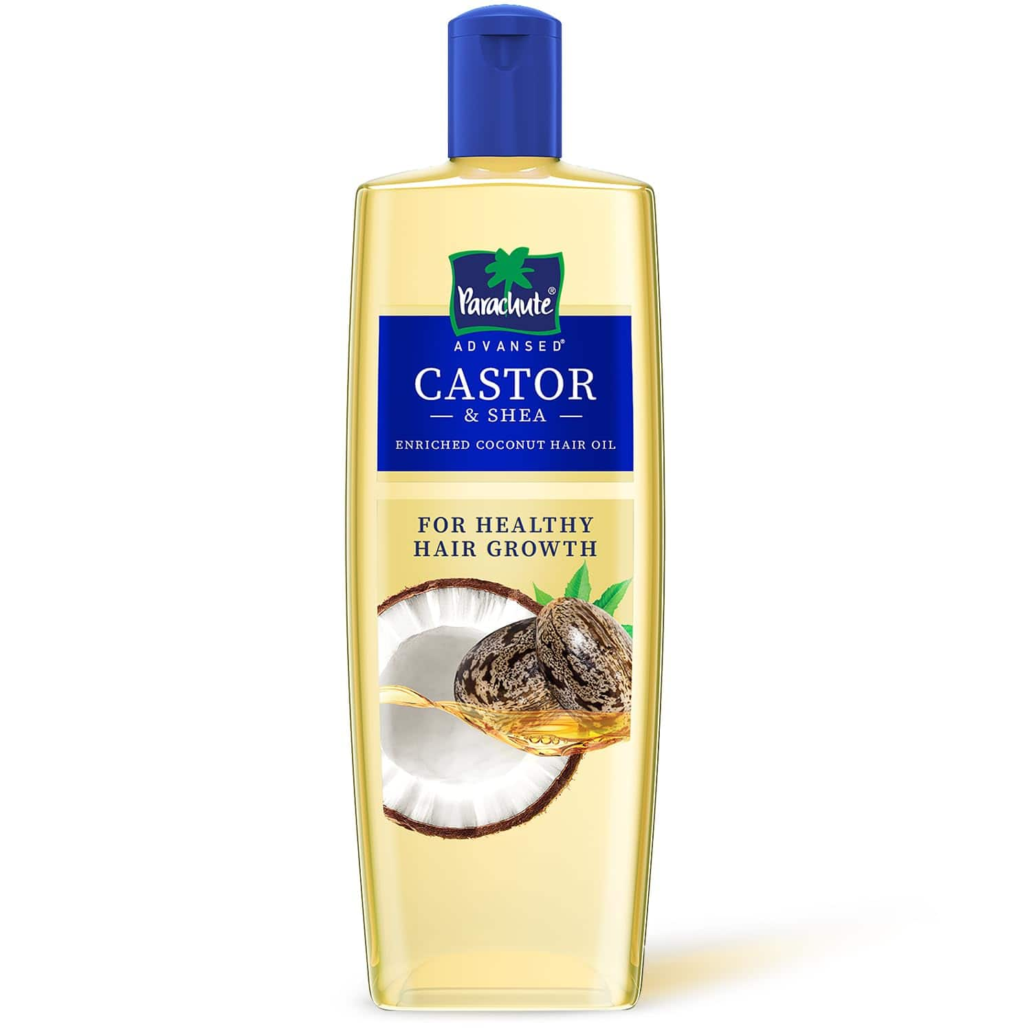 Parachute Advansed Castor &amp; Shea Enriched Coconut Hair Oil For Healthy Hair Growth - 300ml