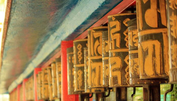 Prayer Wheels at a Sikkim Monastery - Thinkstock image, for representational puposes only