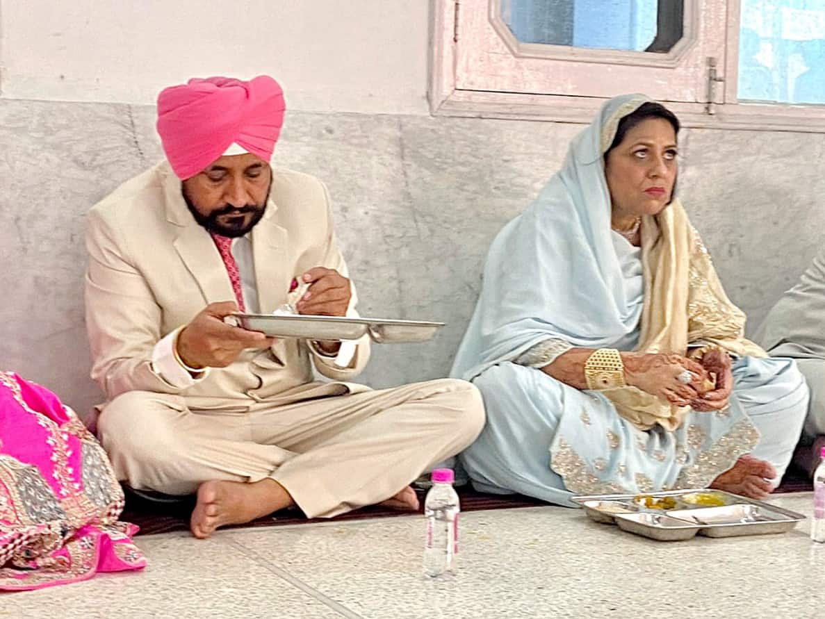Charanjit Singh Channi&#039;s son gets married