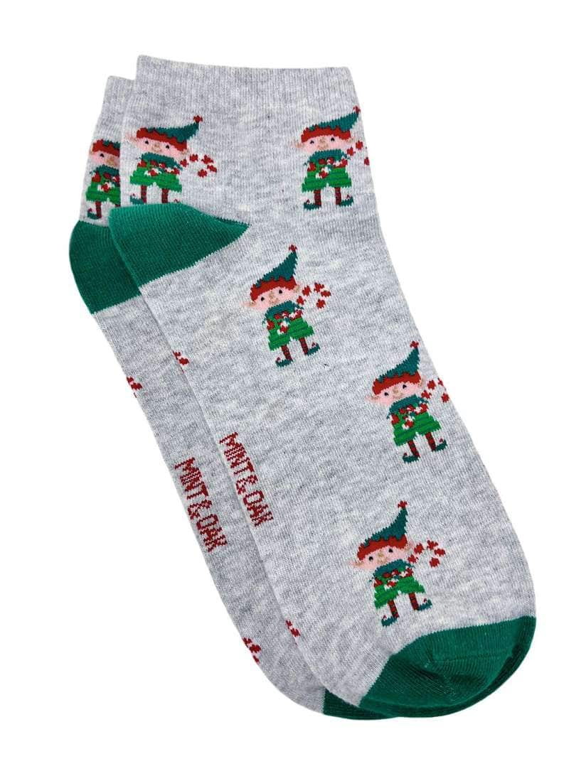 Mint &amp; Oak Unisex Ankle-Length Cotton Socks