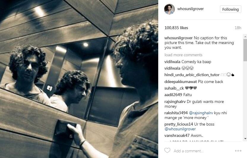 Sunil Grover S Insta Game Is On Posts Yet Another Cryptic Pic Will Kapil Sharma Respond People News Zee News