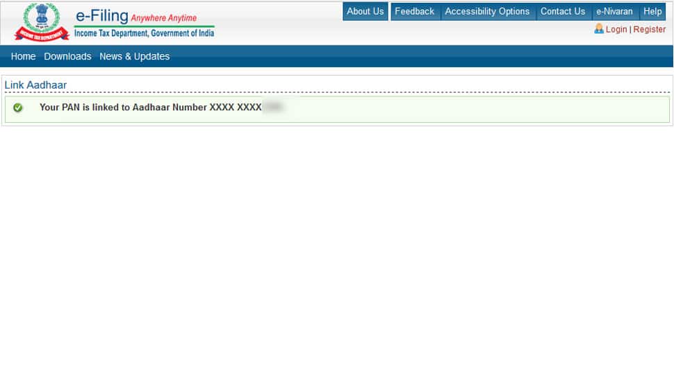Is your PAN card linked with Aadhaar card? Follow these three simple steps to find out