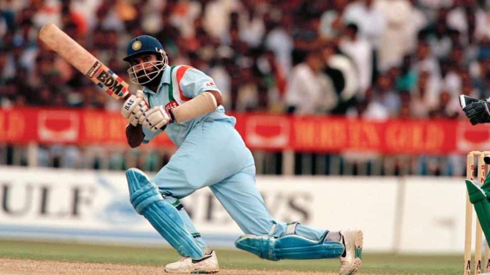 Navjot Singh Sidhu top-scored with 93 in the 1996 World Cup quarterfinal against Pakistan. (Source: Twitter)