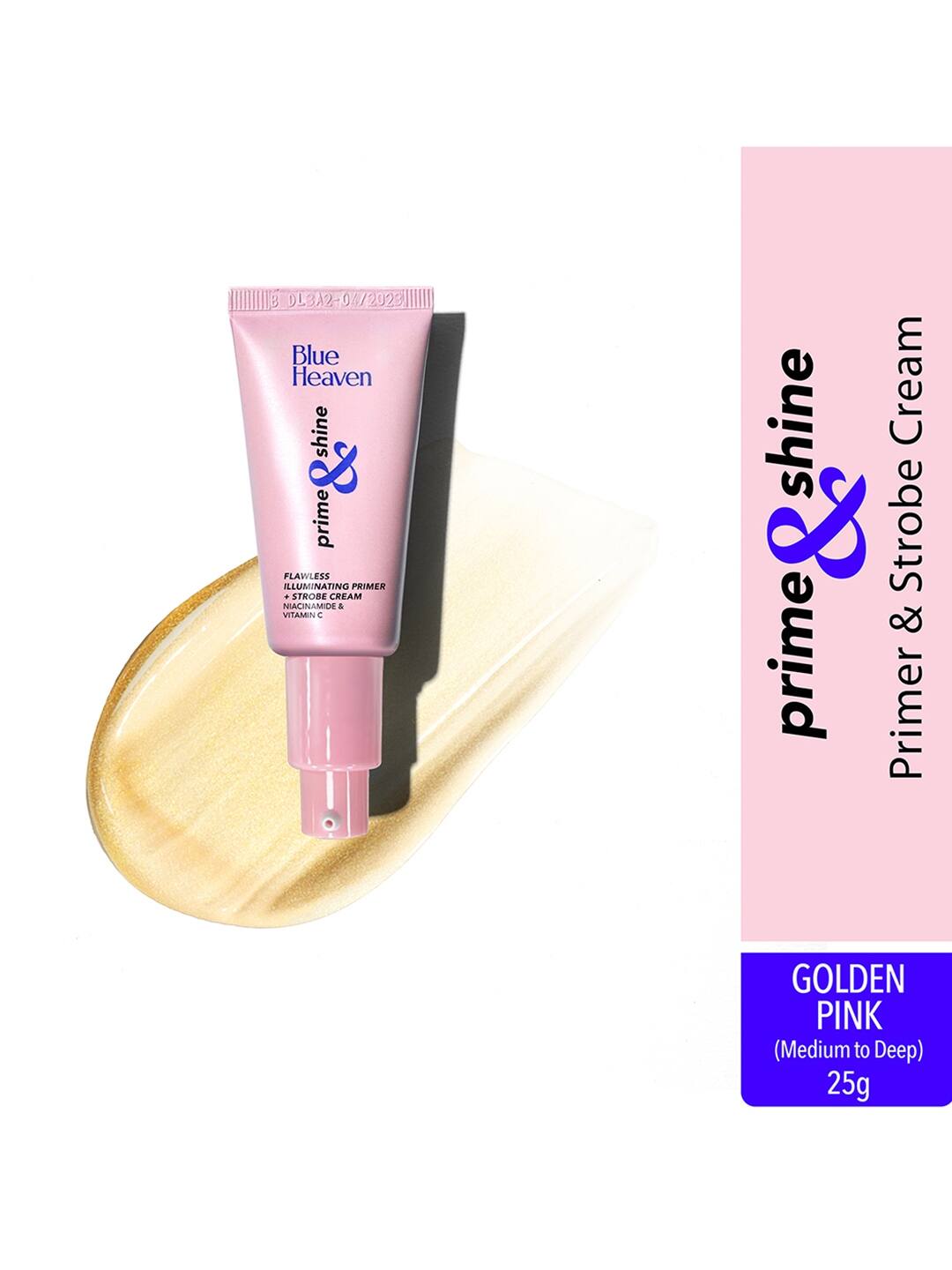 Blue Heaven Prime &amp; Shine Flawless Illuminating Primer + Strobe Cream 25g