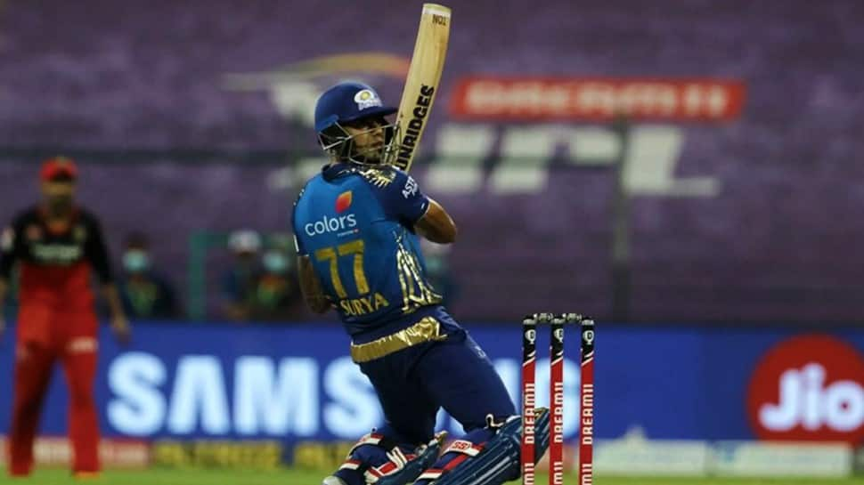 Mumbai Indians batsman Suryakumar Yadav bats against Royal Challengers Bangalore in IPL 2020. (Photo: BCCI/IPL)