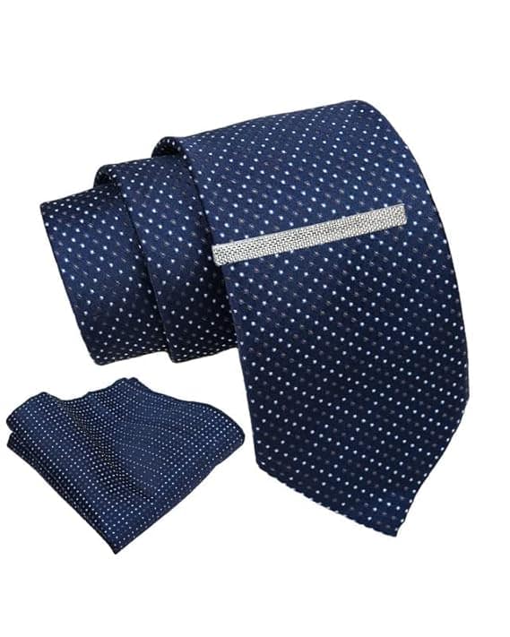 Axlon Dotted Silk Tie Set