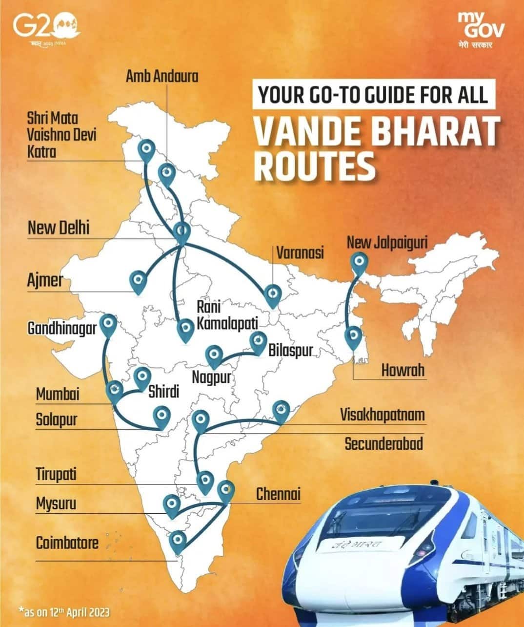 Vande Bharat Express Now Operational On 14 Routes, Delhi Gets Most ...