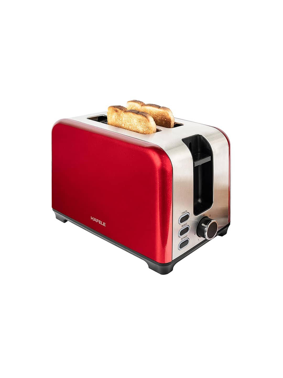 Hafele: Red Amber 2 Slice Pop Up Electric Toaster Hafele: Red Amber 2 Slice Pop Up Electric Toaster