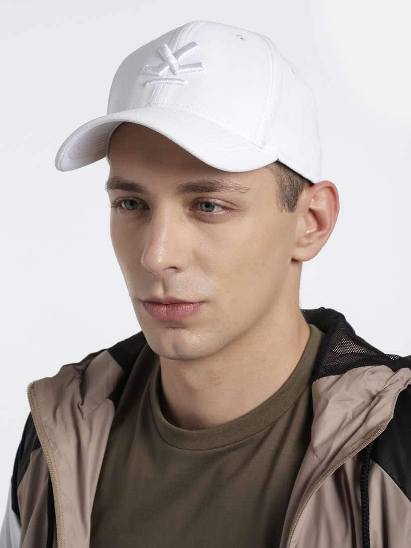 WROGN Unisex White Embroidered Baseball Cap