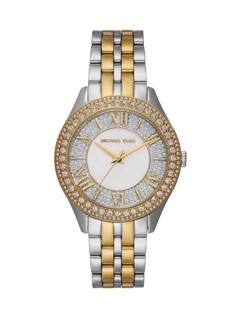 Michael Kors Women's Embellished Dial Bracelet Style Analogue Watch