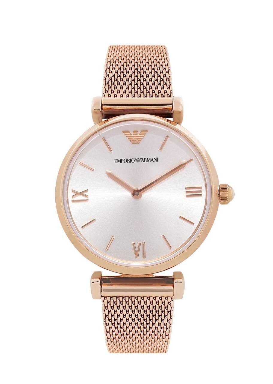Emporio Armani Women Steel-Toned Dial Watch 