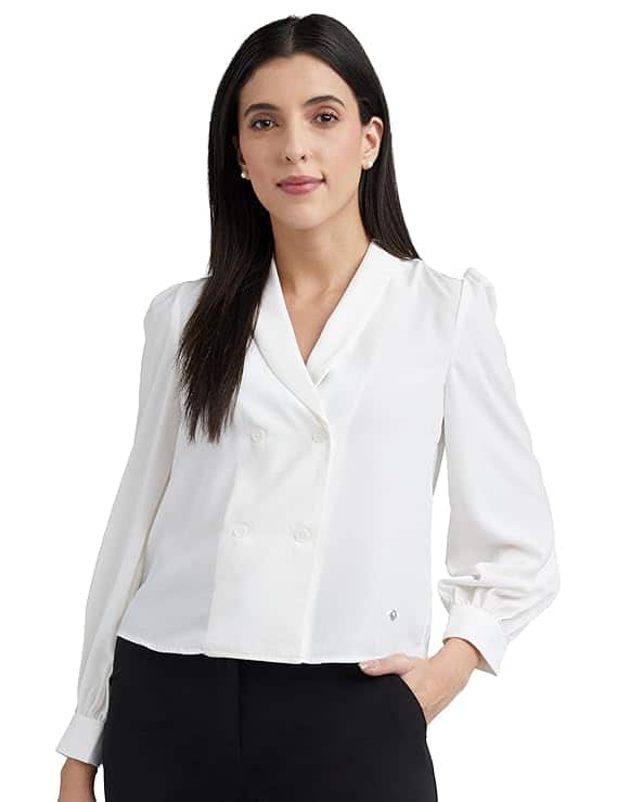  Allen Solly Polyester Blouse