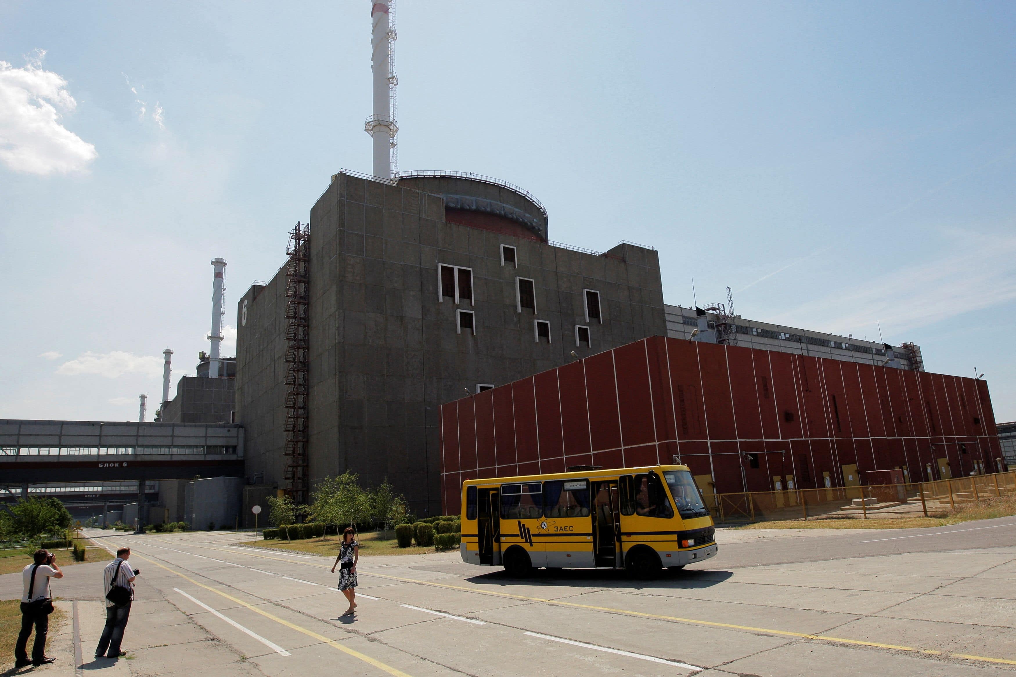 Zaporizhzhia Nuclear Power Plant in Ukraine.