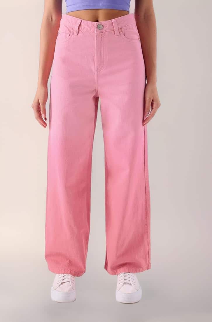 Glitchez Women Wide Leg Stretchable Jeans