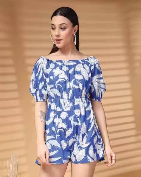 Everyday By Ani Printed Loose-Fit Rompers