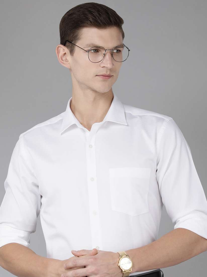  Par.k Avenue Slim Fit Opaque Pure Cotton Formal Shirt