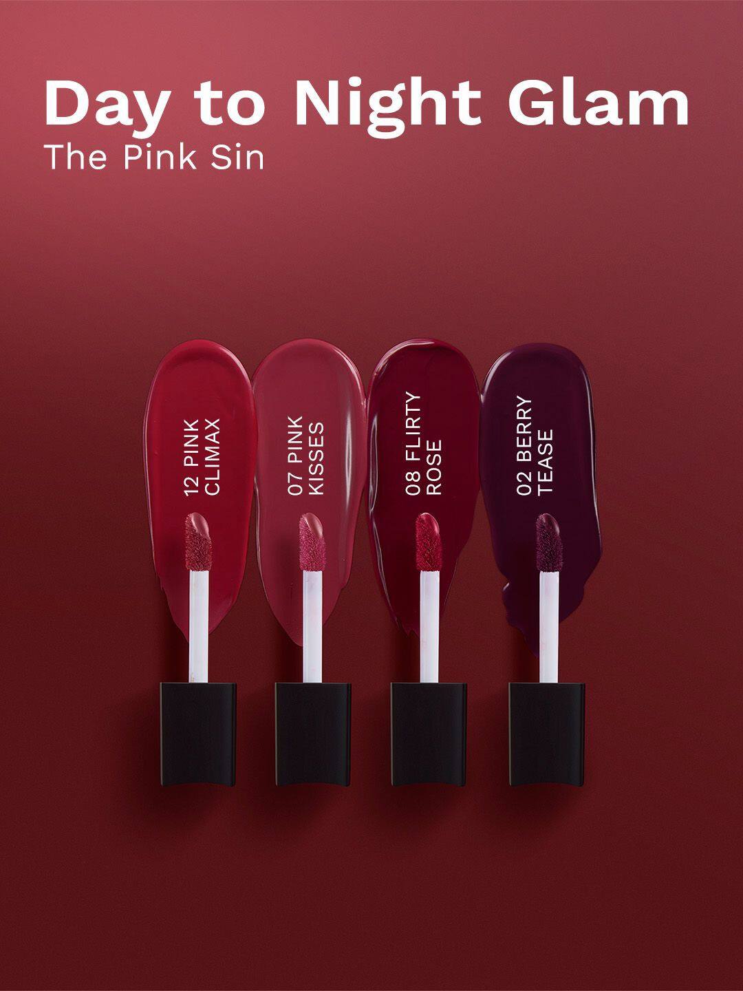 Pilgrim: Set Of 4 Matte Me Up Mini Liquid Lipsticks