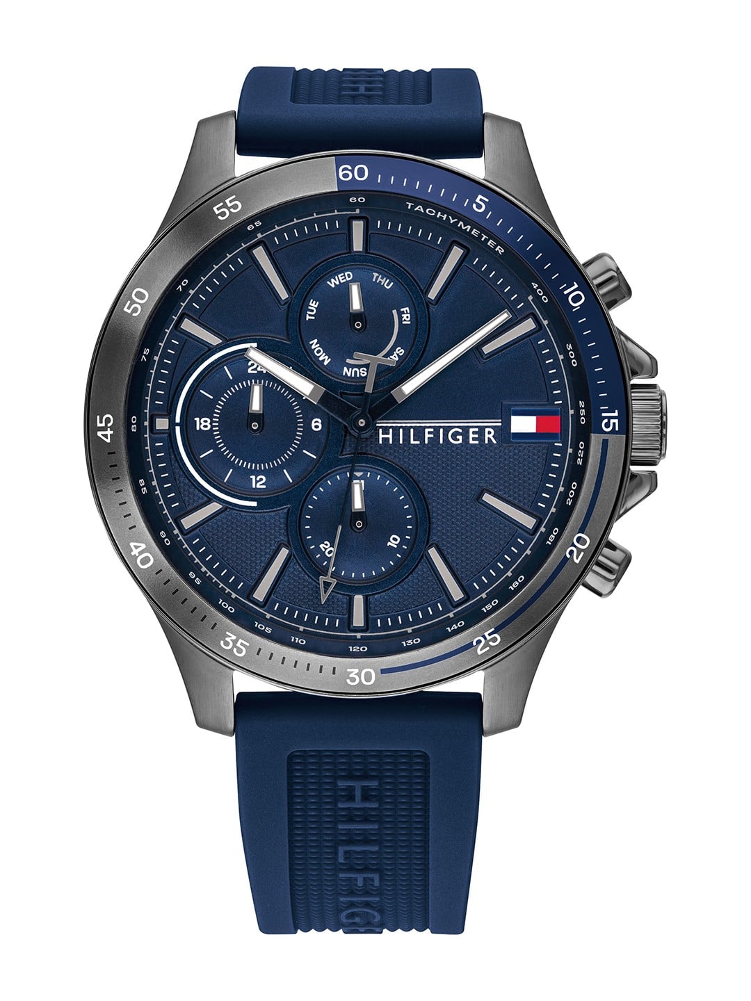 Tommy Hilfiger: Bank Men Navy Blue Analogue Watch