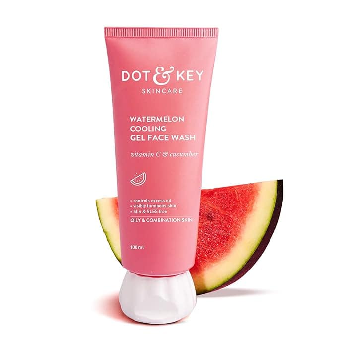Dot and Key Watermelon Cooling gel facewash 