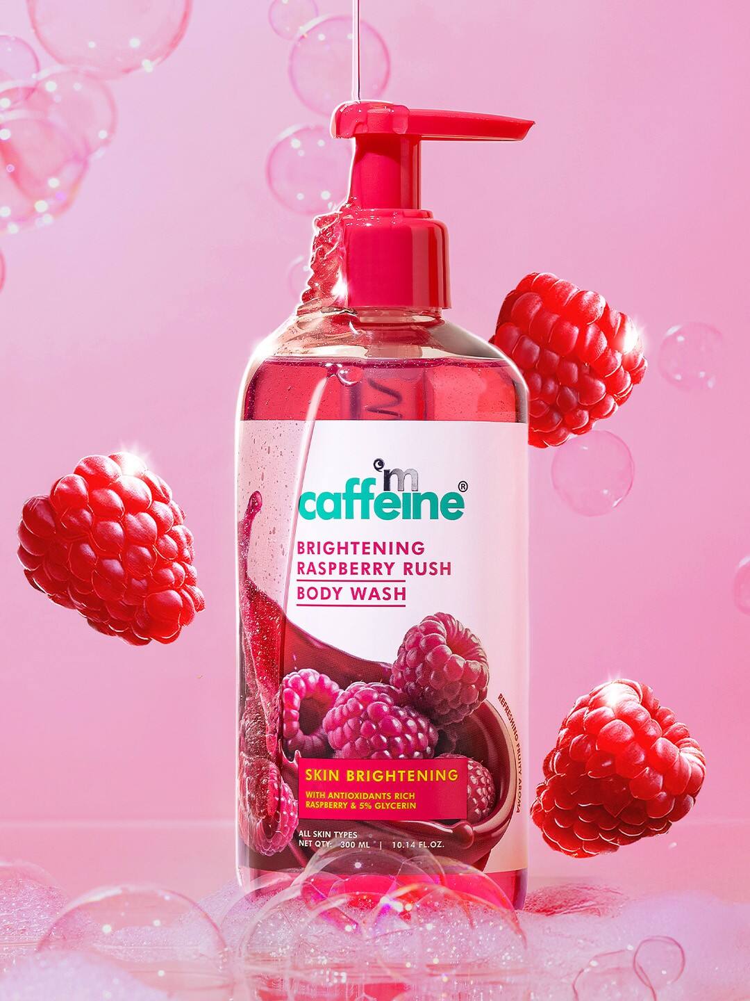 MCaffeine Brightening Raspberry Body Wash MCaffeine Brightening Raspberry Body Wash