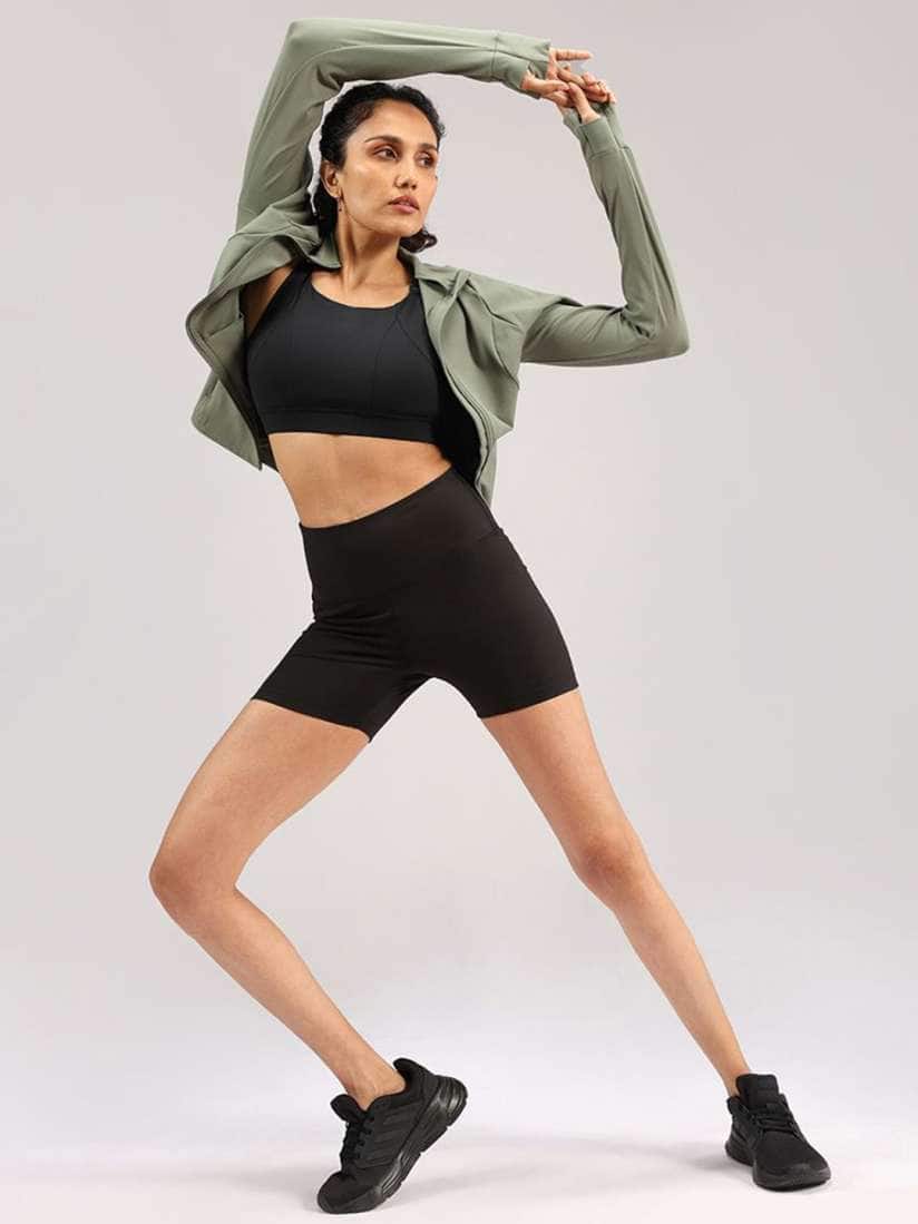 Blissclub Women Skinny-Fit High‑Rise Training Shorts Blissclub Women Skinny-Fit High‑Rise Training Shorts
