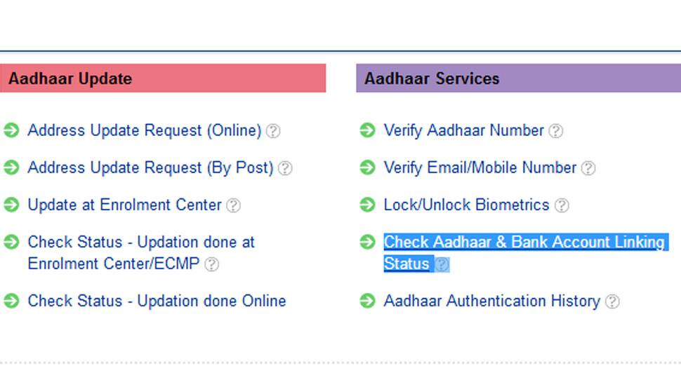 How to know if Aadhaar is linked with bank account: Details here ...