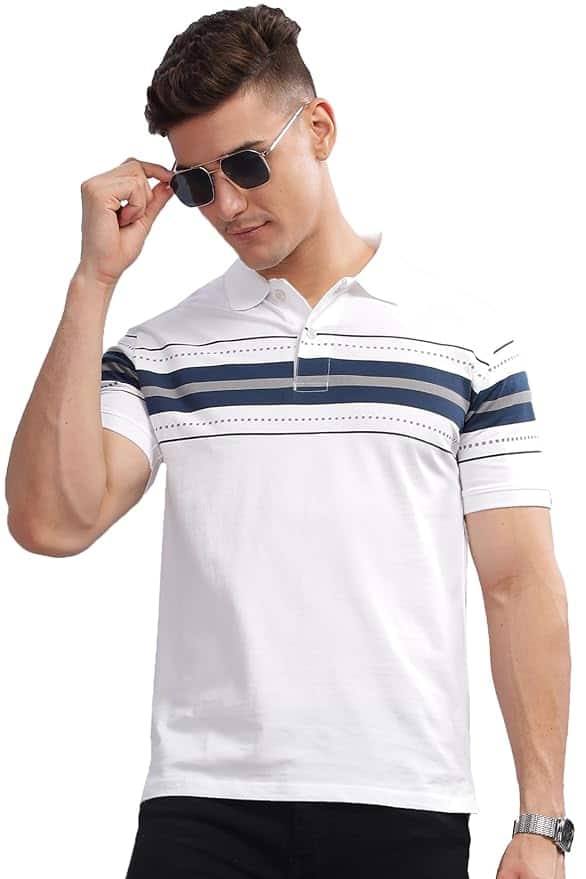 ADRO Printed Polo T-Shirt for Men
