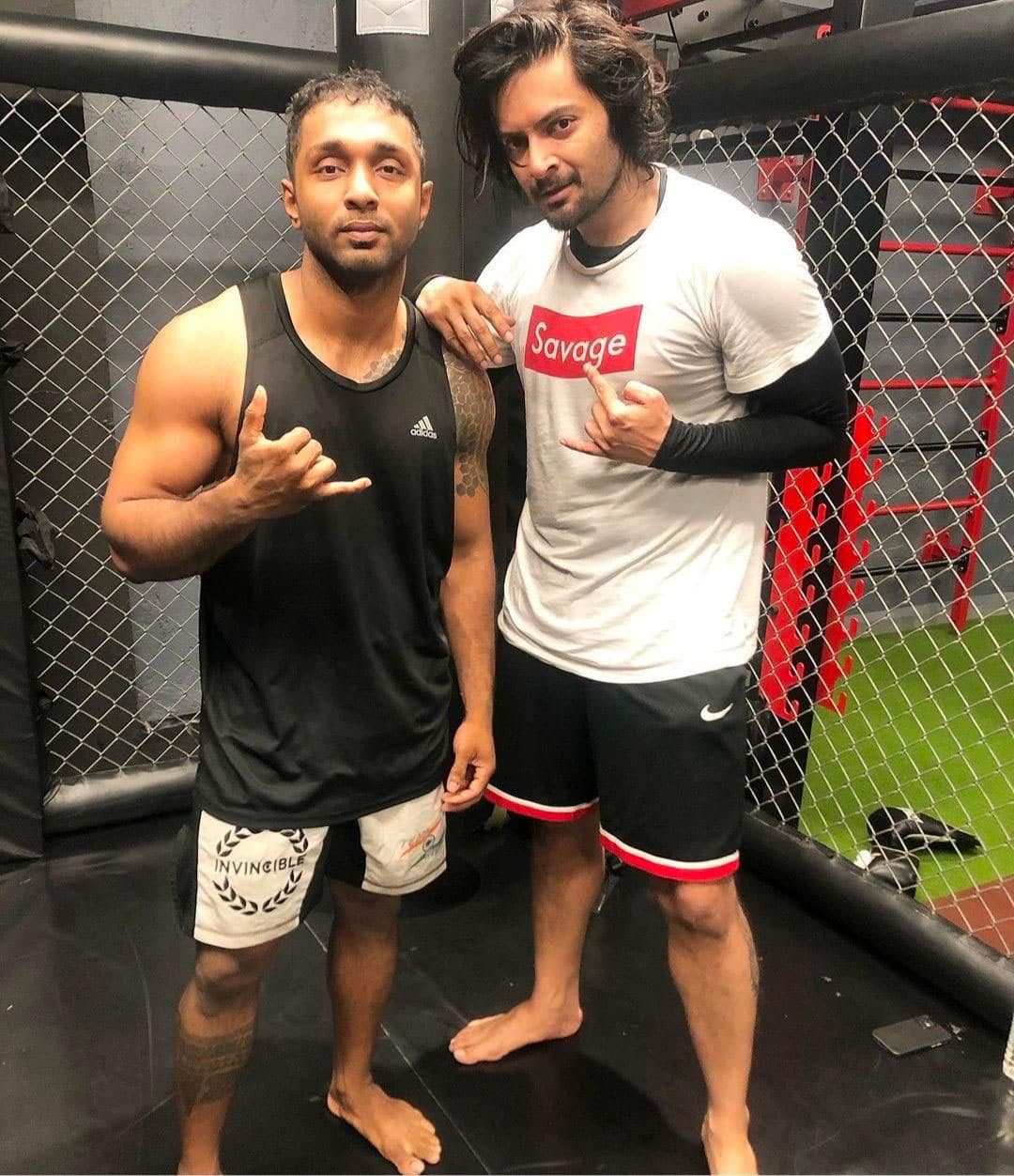 Ali Fazal takes to kickboxing, trains with famous fitness MMA coach ...