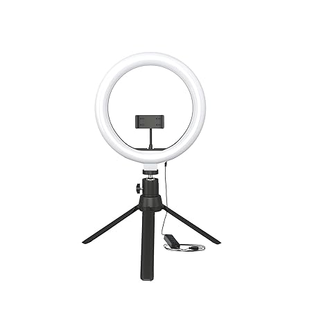 Amazon Basics 10-Inch Ring Light with Tripod Stand Amazon Basics 10-Inch Ring Light with Tripod Stand