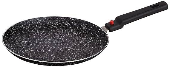 Amazon Brand - Solimo Aluminium Non-Stick Dosa Tawa – 25 cm