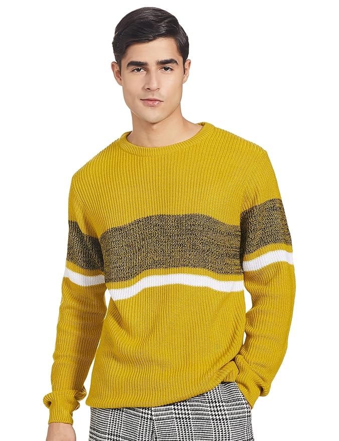 Amazon Brand - Symbol Men Acrylic Pullover Sweater