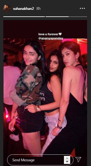 On Ananya Panday's birthday, BFF Suhana Khan wishes with a quirky message and pretty pics!