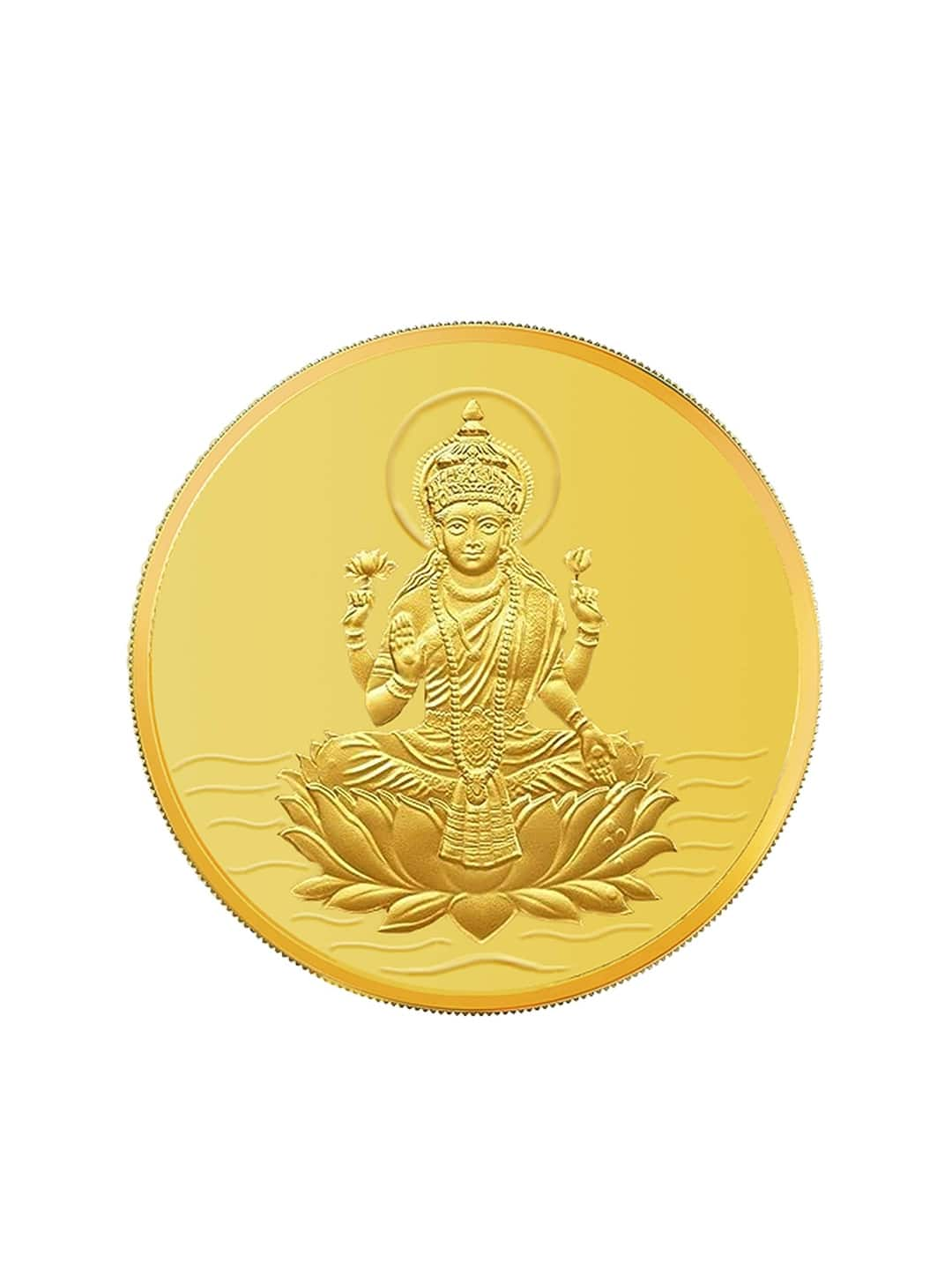 Angara 24KT Gold Goddess Lakshmi Coin- 1gm