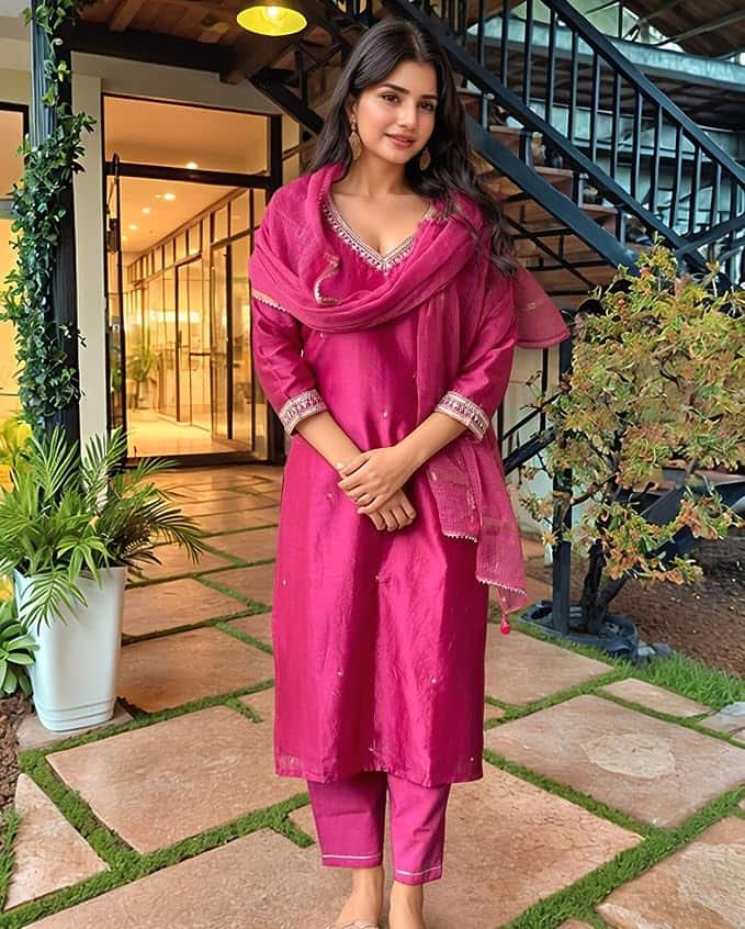 ANNI DESIGNER Women's Pure Cotton Kurta Plazzo Dupatta Set